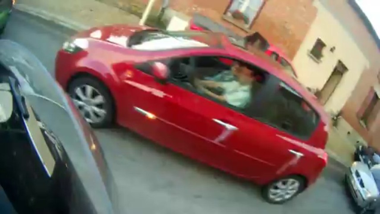 cortège de notre mariage filmé par notre ami johnny en moto FZ8