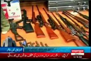 Police arrest lyari gang activists, 3rd raid on weapons dealer in Zamzama Karachi