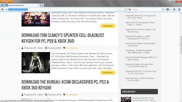 Download Tom Clancy's Splinter Cell Blacklist Crack + Key [Sep 2013]