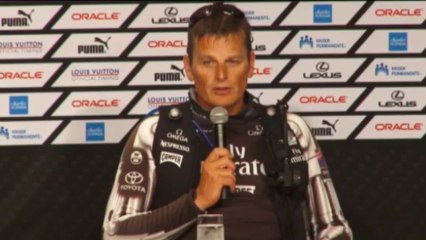 We had someone looking down on us - Barker