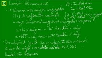 08 - Polinômios - Teorema das raízes conjugadas
