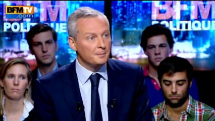 Bruno Le Maire: "Nous avons l'art à l'UMP de nous tirer des balles dans le pied" - 15/09