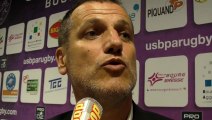Rugby PRo D2 - Christophe Niogret après USB - Tarbes
