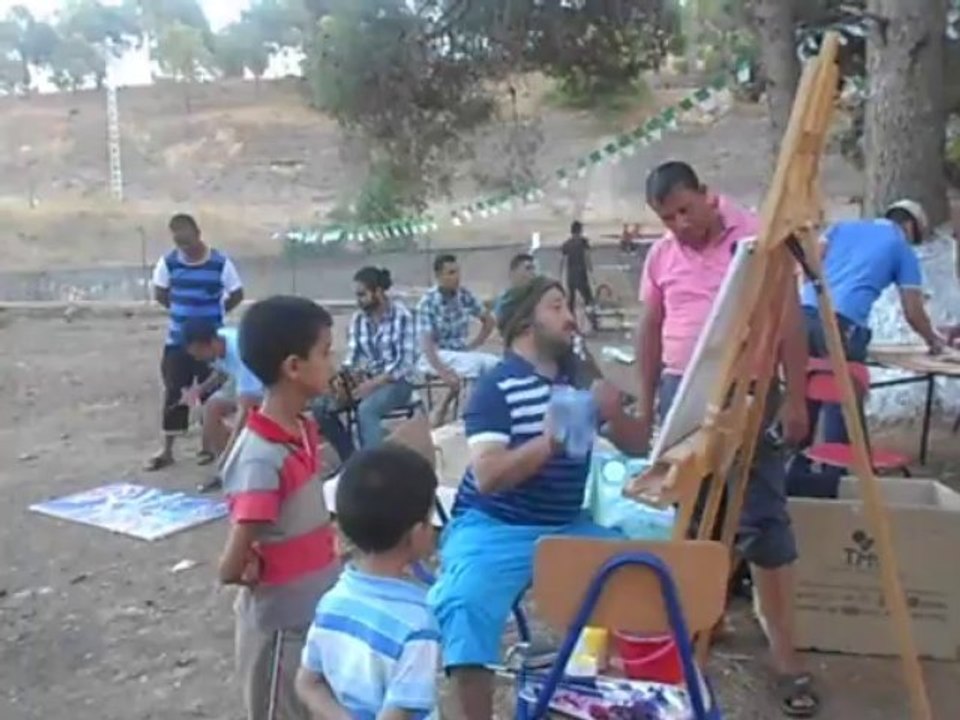Benidiri Redha à la Kheima des arts plastiques de Sidi Bel Abbès/1