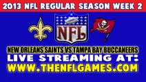 Watch New Orleans Saints vs Tampa Bay Buccaneers Live Streaming Game Online
