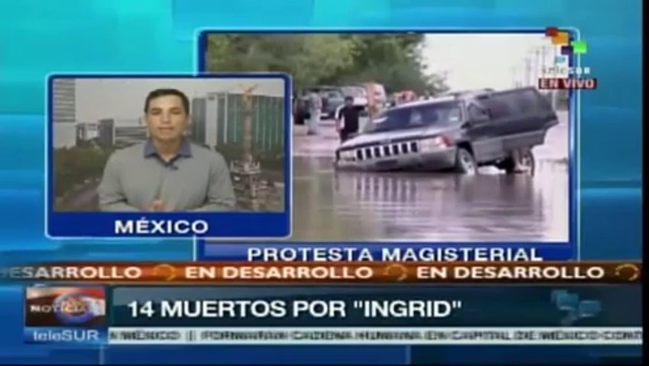 Huracán y tormenta tropical causan estragos en México