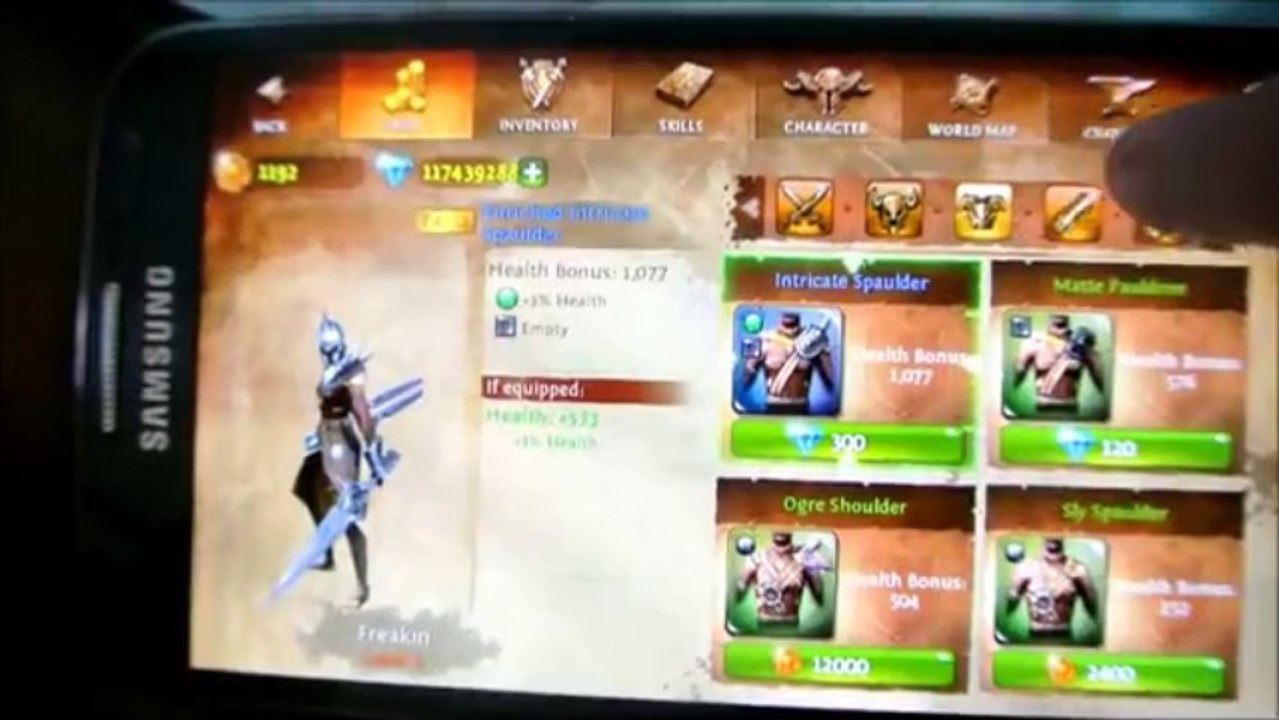 Hack Game Dungeon Hunter 4 v1.0.1 on Android