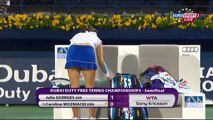 Julia Goerges - Wozniacki (Dubai 2012 - semifinala) Part 1