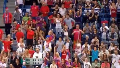 Serbia vs Canada - Incontro decisivo - Coppa Davis 2013 - Semifinale - Tiebreak terzo set