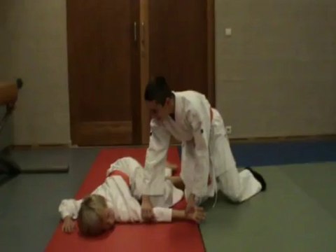 Go no geiko : Gyaku hanmi katate dori : ikkyo + ou nikyo +