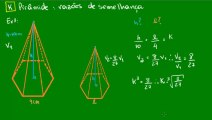 10 - Pirâmides - razões de semelhança - parte 2