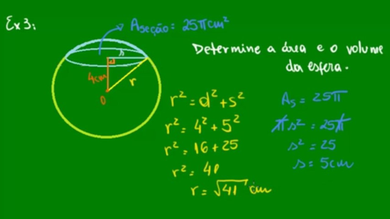 02 - Esferas - Área da superfície e volume