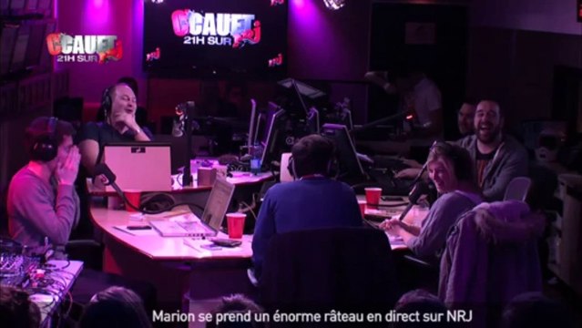 Marion se prend un énorme râteau en direct sur NRJ - C'Cauet sur NRJ