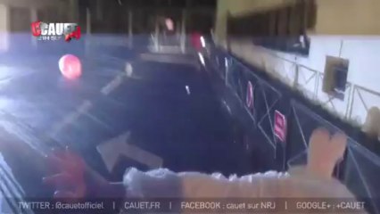Justin déguisé en lapin se fait défoncer au paintball  - C'Cauet sur NRJ