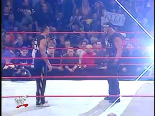 The Rock Challenges Hulk Hogan - Raw 2/18/2002