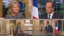 Silences : François Hollande / JT TF1 / 15/09/2013