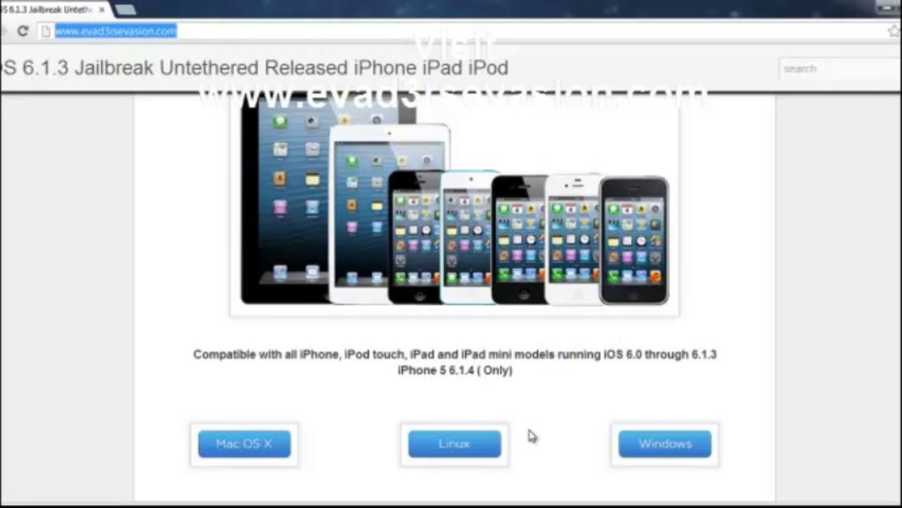 HowTo iOS 6.1.3 Jailbreak iPhone iPad iPod Final Releases