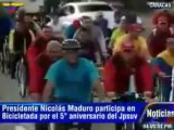 (Vídeo) Bicicletada de la Juventud celebra cinco años de la JPsuv