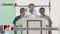Rahul Gandhi in Rajasthan explains Congress-led UPA govt’s welfare policies for the poor