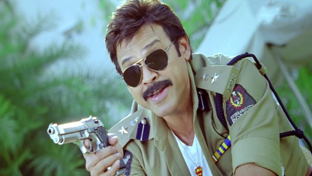 Shadow Spoof Comedy ( Gabbar Singh ) - Venkatesh, Tapsee, MS Narayana, Srinivas - HD