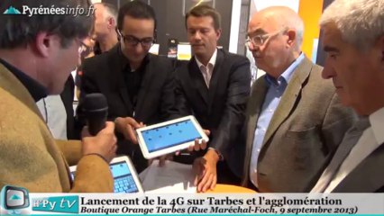 [TARBES]Orange lance la 4G (9 septembre 2013)