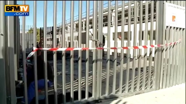 Marseille: l'entrée d'un lycée défoncée à la voiture bélier - 16/09