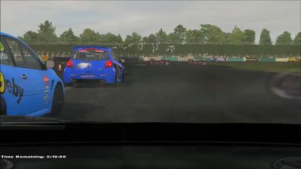 Clio Cup UK Croft, onboard
