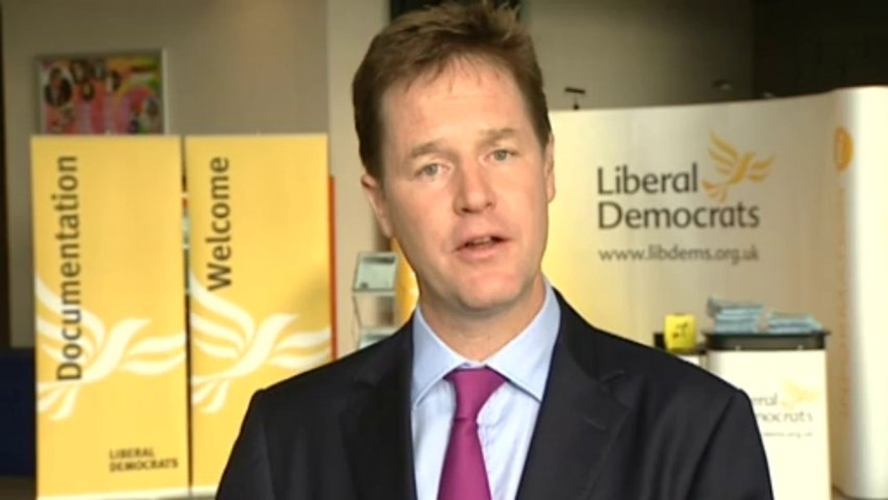 Nick Clegg denies rift with Vince Cable