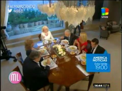 Almorzando con Mirtha Legrand, más Los Grimaldi