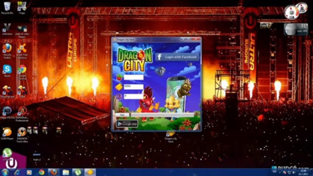 Dragon city food, gold and gems generator hack FREE Download