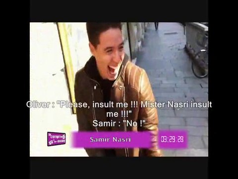 Man City's Samir Nasri gets harassed by a opressive supporter in the street of Paris !