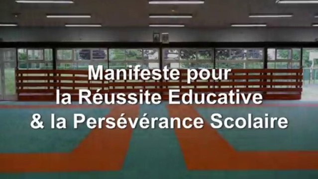 Manifeste pour la réussite éducative et la persévérance scolaire