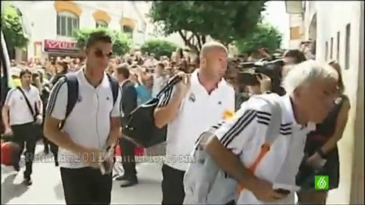 Cristiano Ronaldo Gareth Bale Casillas Real Madrid hotel Castellón