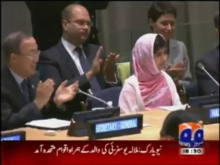 Malala Yousafzai Speech at The UN Assembly 12th July, 2013 ~by jaaweed ali khan