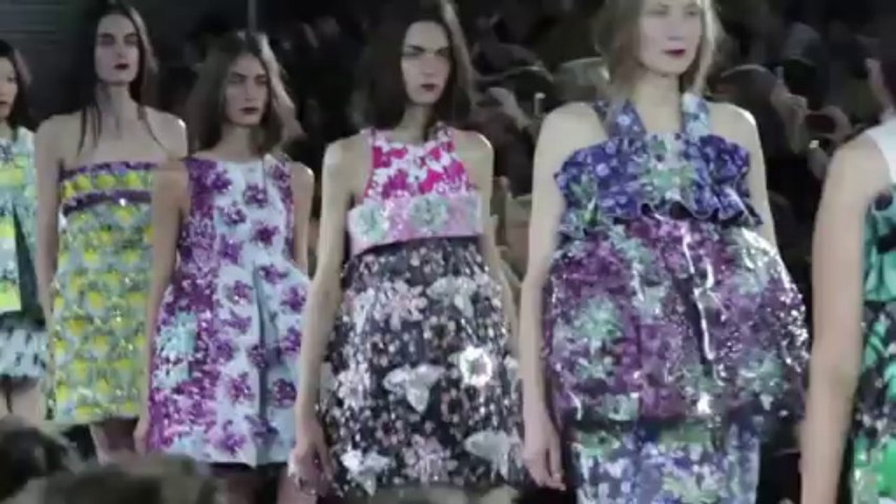 Fashion Week de Londres : le défilé Mary Katrantzou printemps-été 2014