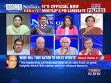 The Newshour Debate: Modi BJP's PM candidate - Part 1