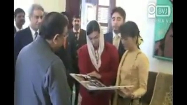 bilawal and aseefa bhutto zardari with asif zardari in burma