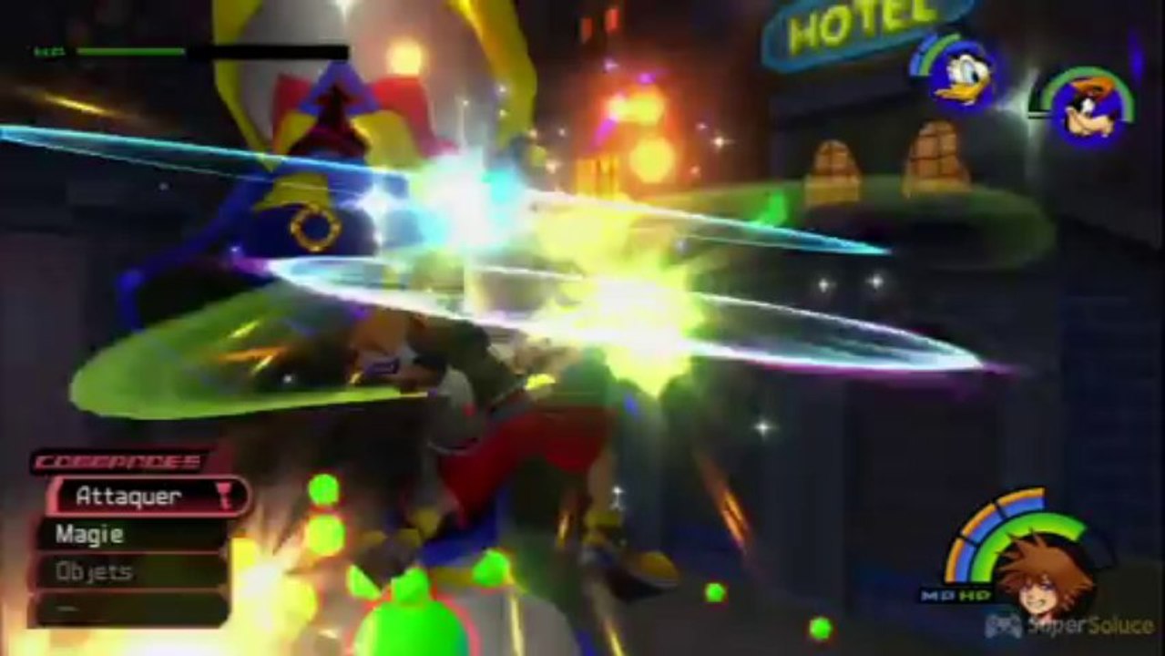 Kingdom Hearts HD 1.5 remix - combat contre l'armure inversée