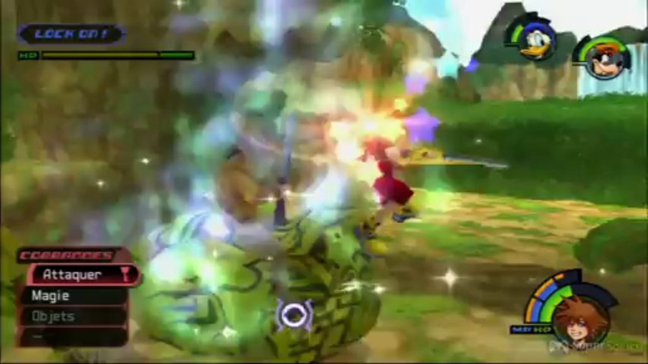 Kingdom Hearts HD 1.5 remix - combat contre Clayton et Furtif