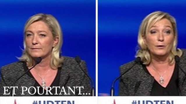 Et Marine Le Pen continua de jouer sur les peurs...
