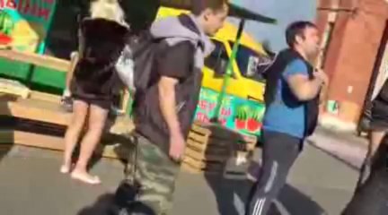 "Русская зачистка" пр.Просвещения,76. "Участковый Гусейнов Али Резванович" (14.09.2013)