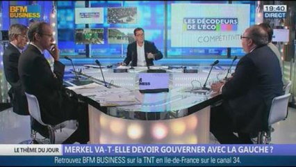 Merkel va-t-elle devoir gouverner avec la gauche ? dans Les décodeurs de l'éco - 16/09 2/5