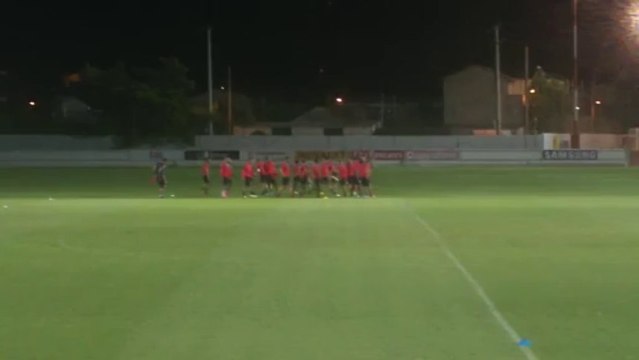 Η τελευταία προπόνηση του Ολυμπιακού πριν από τον αγώνα με την Παρί Σεν-Ζερμέν