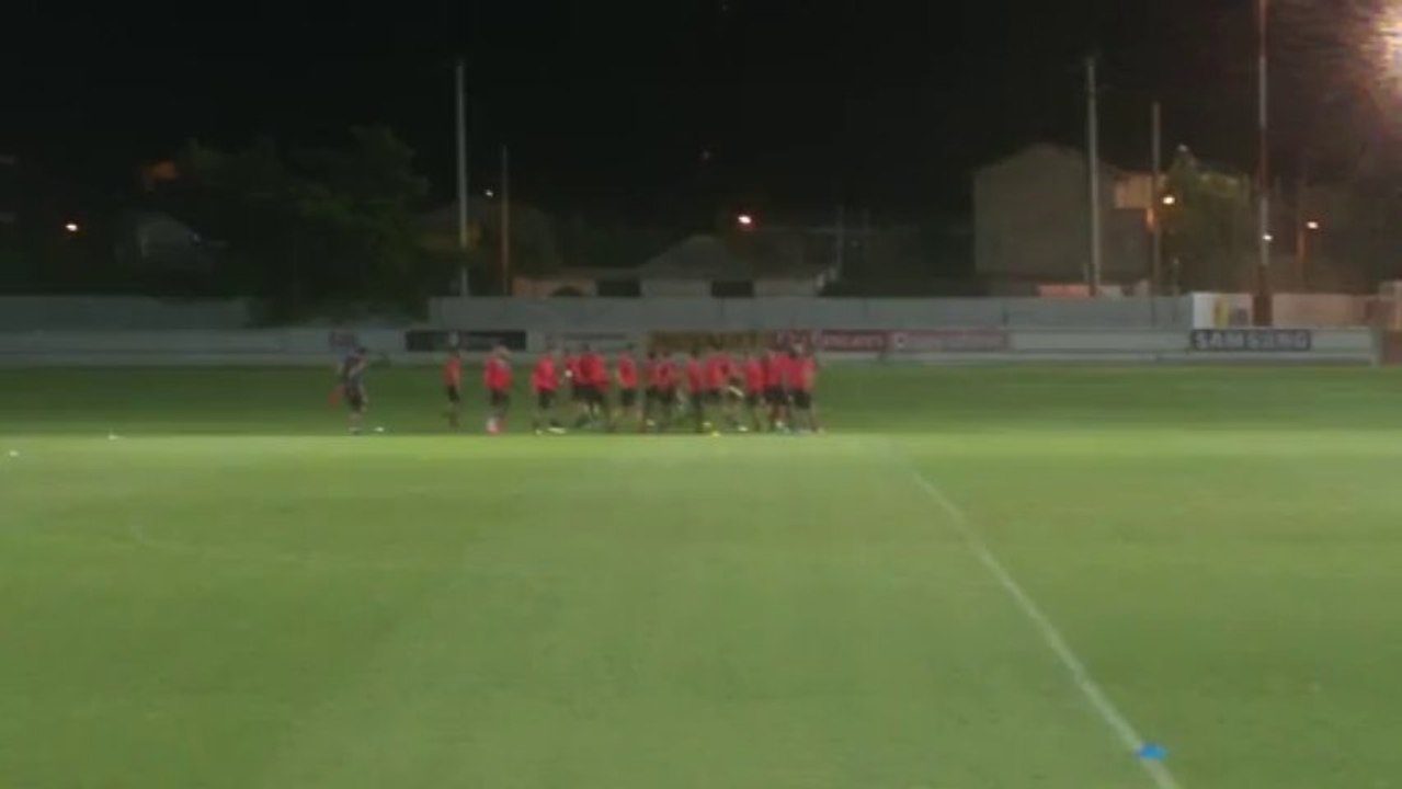 Η τελευταία προπόνηση του Ολυμπιακού πριν από τον αγώνα με την Παρί Σεν-Ζερμέν