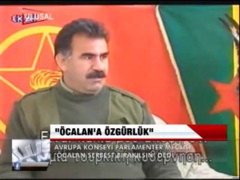 AVRUPA'DAN ÖCALAN SERBEST BIRAKILSIN TALİMATI