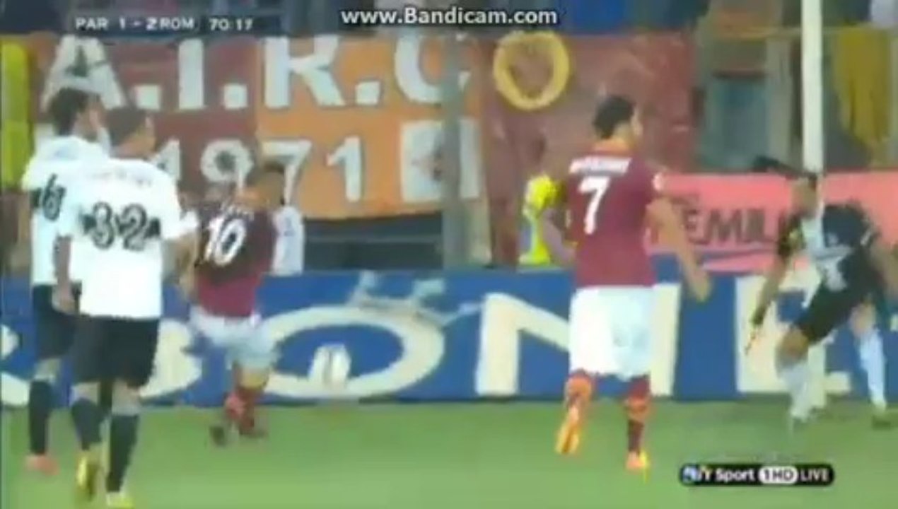 TOTTI  GOALL!! (Parma 1:2 Roma) 16.9.2013