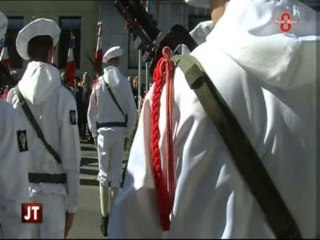 27e BCA : Remise de la fourragère (Faverges)