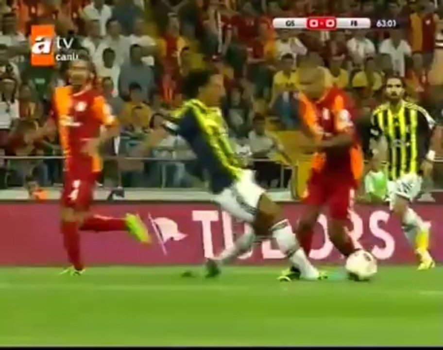 Galatasaray Fenerbahçe 1-0 Bruno Alves Kırmızı Kart Görüyor 11.08.2013 Süper Kupa HD
