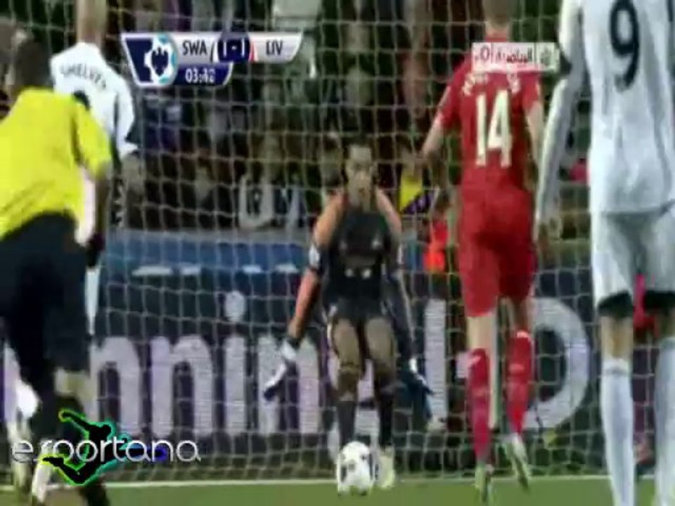 اهداف ليفربول - سوانزى 2-2