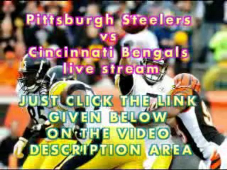 [{(NFL HD)}]:Pittsburgh Steelers vs Cincinnati Bengals live stream NFL Monday Night Exclusive